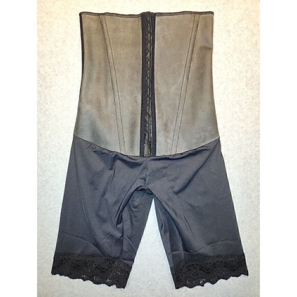 Squeem 26SB Sexy Body High Waist Mid Thigh Shaping Short Black Size 6 - Picture 4 of 7